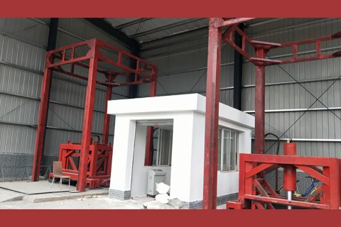 德阳什邡垂直式垃圾中转站安装调试现场