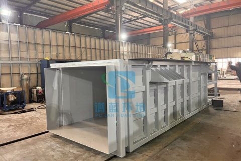 定制样品 10立方水平压缩垃圾中转站
