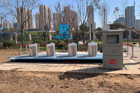 谱蓝环境科技智能地埋式垃圾分类桶主要应用场景