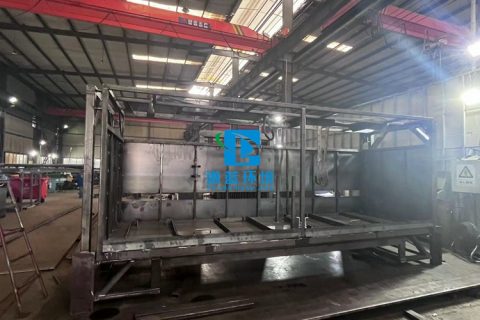 升级版整体式智能地埋式垃圾桶(垃圾分类)加工中